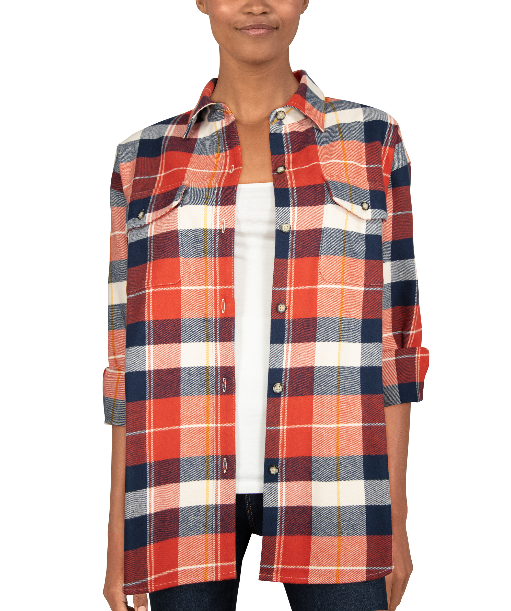 3083688 Natural Reflections Fireside Flannel Long-Sleeve S sku 3083688