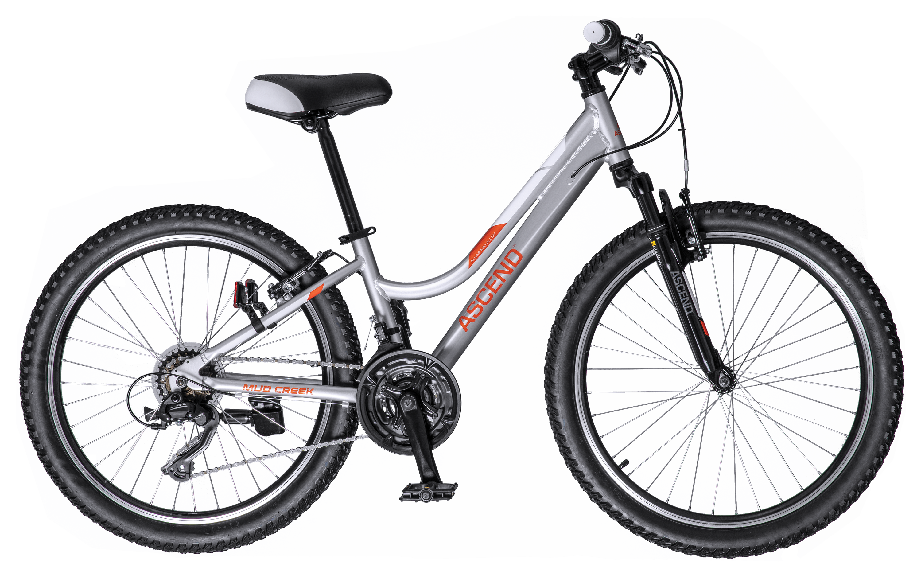 Image of Ascend Mud Creek 24' Mountain Bike with Step-Through Frame for Kids