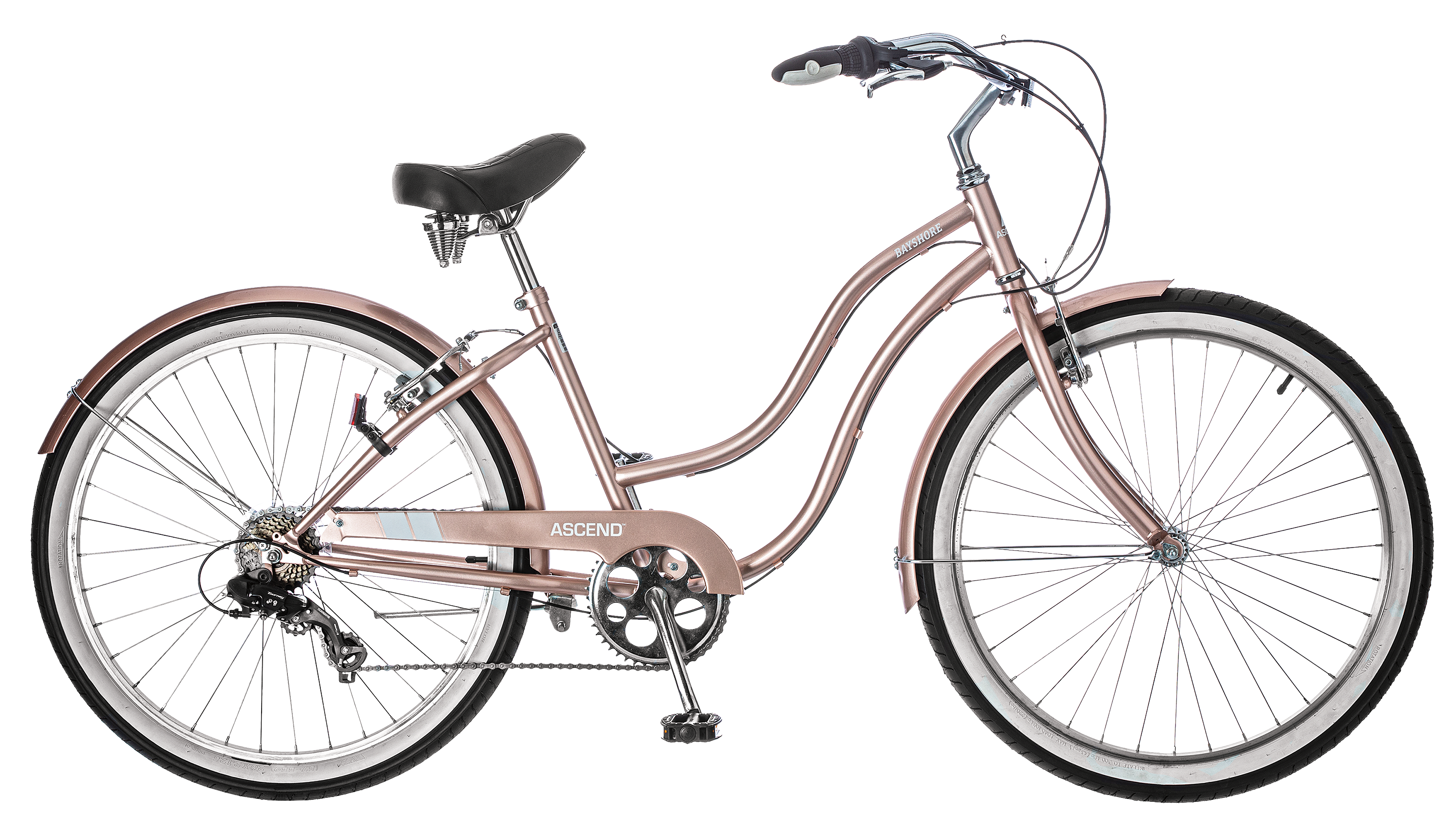 Image of Ascend Bayshore 26' Cruiser Bike with Step-Through Frame
