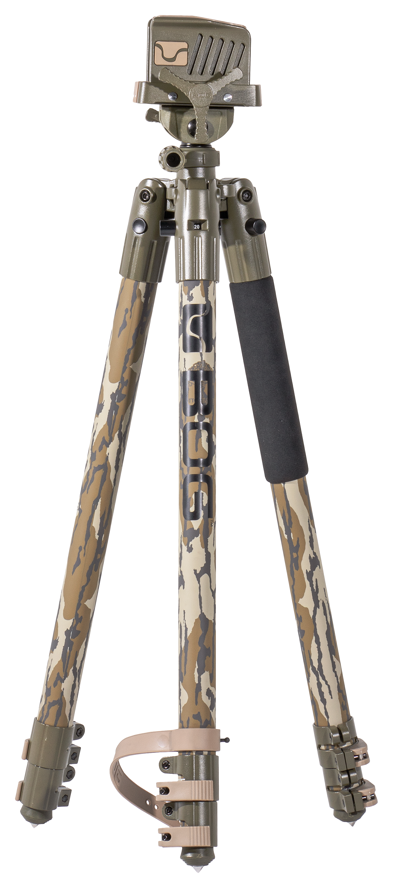 BOG DeathGrip Shooting Tripod - Mossy Oak Original Bottomland