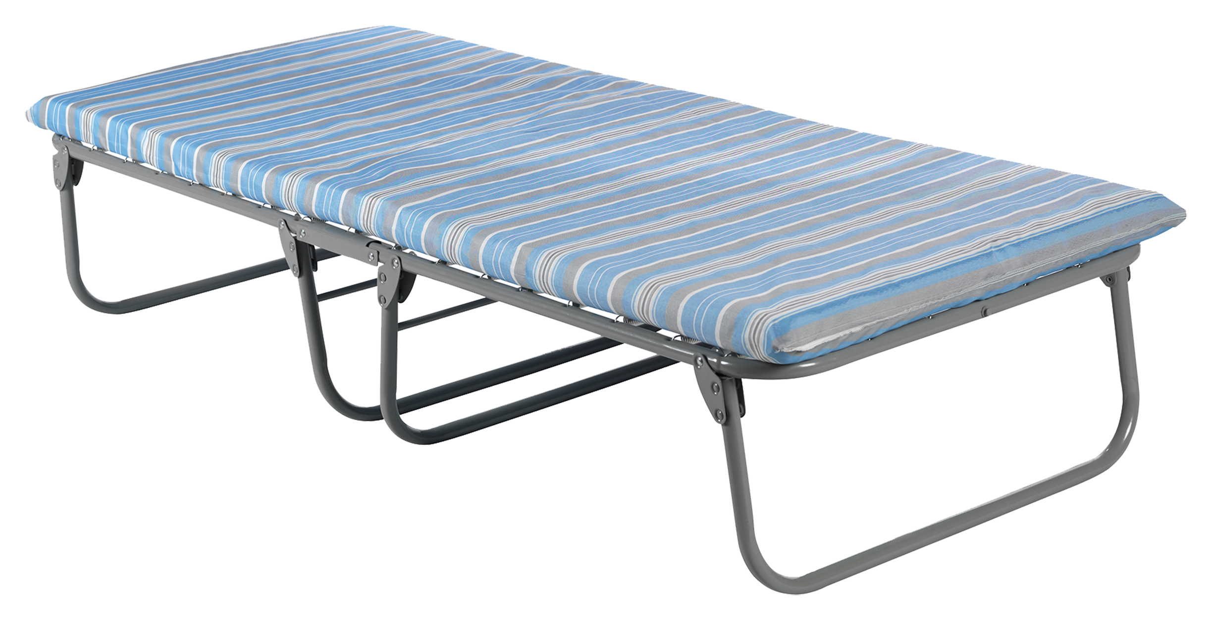 Blantex Heavy-Duty Steel Folding Bed with Mat