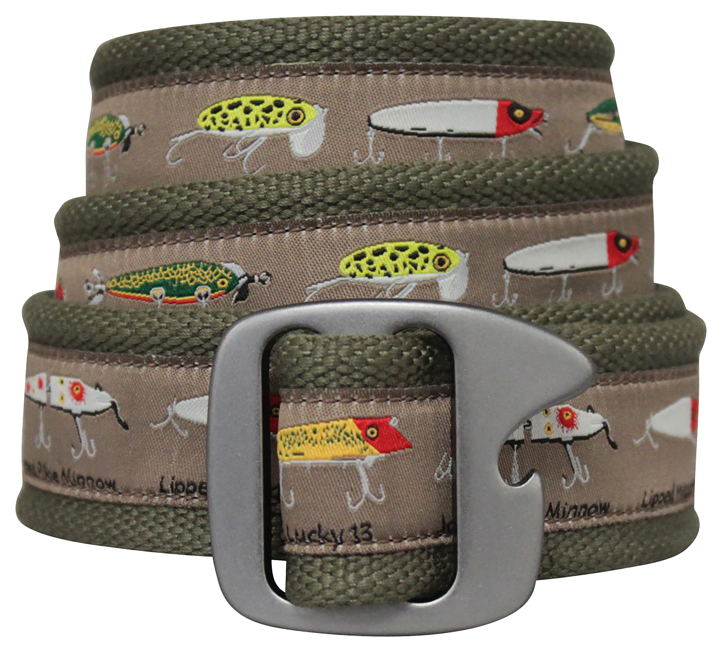 Bison Designs Tap Cap Buckle Belt for Men - Lures - 2XL - Bison Designs