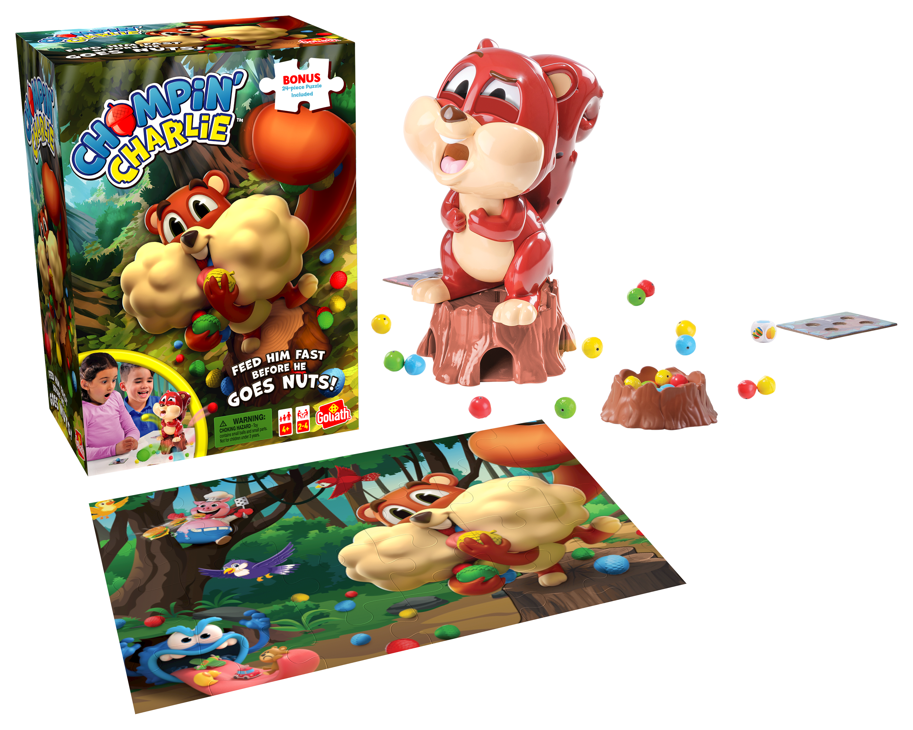 Goliath Games Chompin Charlie Action Board Game