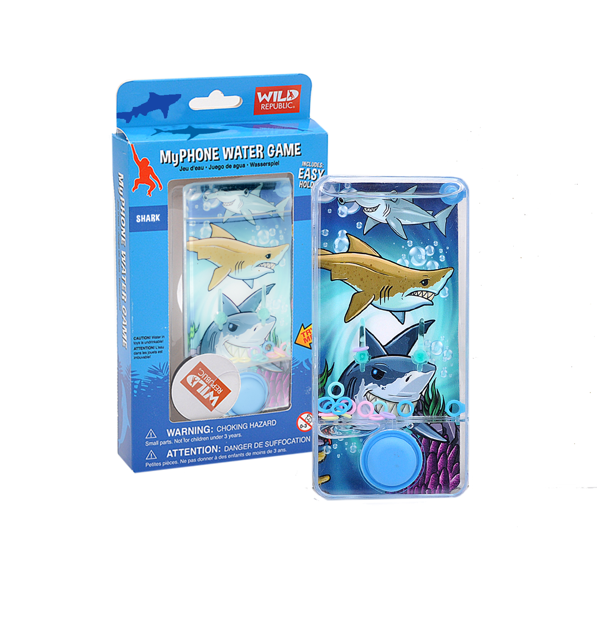 Wild Republic Myphone Water Game Shark Figurines