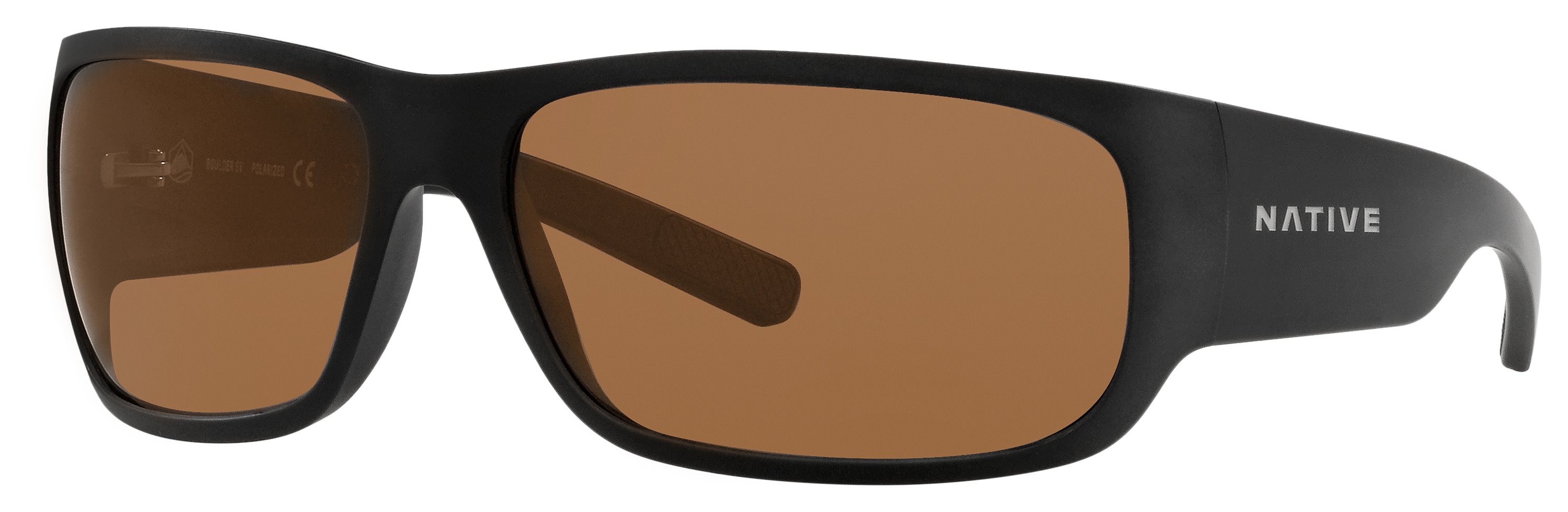 Native Eyewear Boulder SV XD9031 Polarized Sunglasses - Matte Black/Brown -