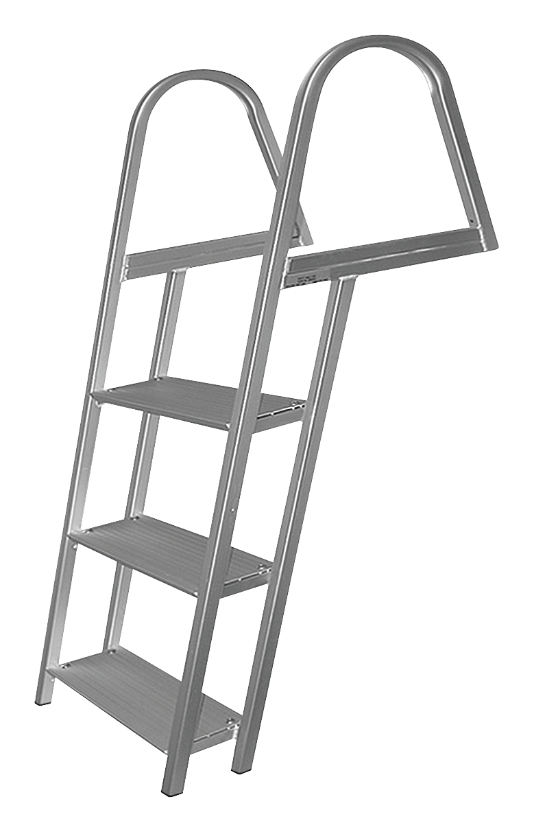 JIF Marine Aluminum Dock Ladder with Mounting Hardware - 3 Step