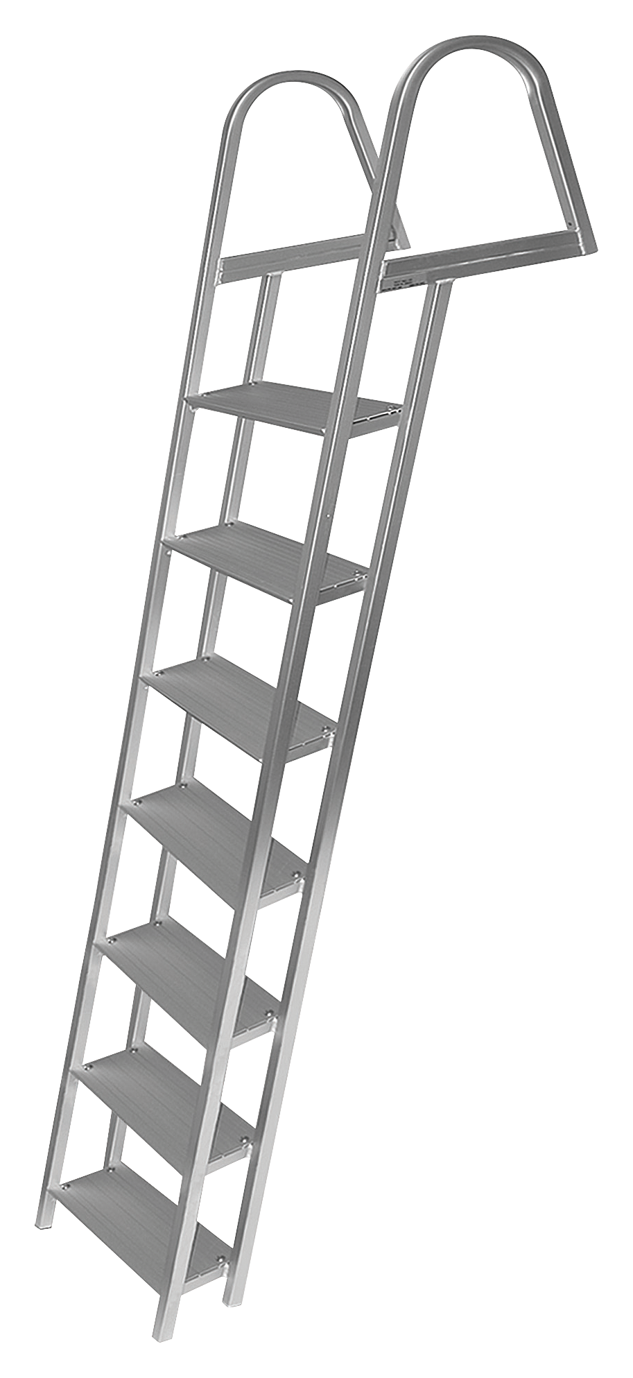 JIF Marine Aluminum Dock Ladder with Mounting Hardware - 7 Step