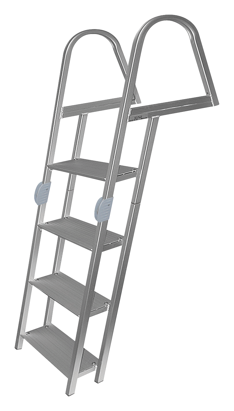 JIF Marine ERR Folding Ladder with Mounting Hardware - 4 Step