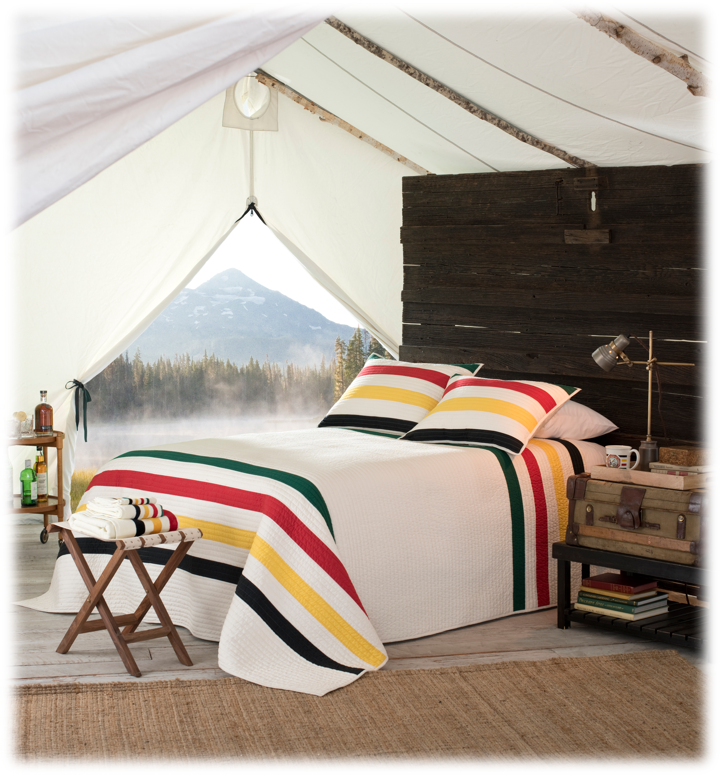 Pendleton Glacier National Park Bedding Collection Pieced Quilt Set - Twin