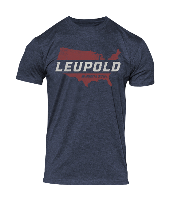 Leupold American Original Short-Sleeve T-Shirt for Men - Navy Heather - L