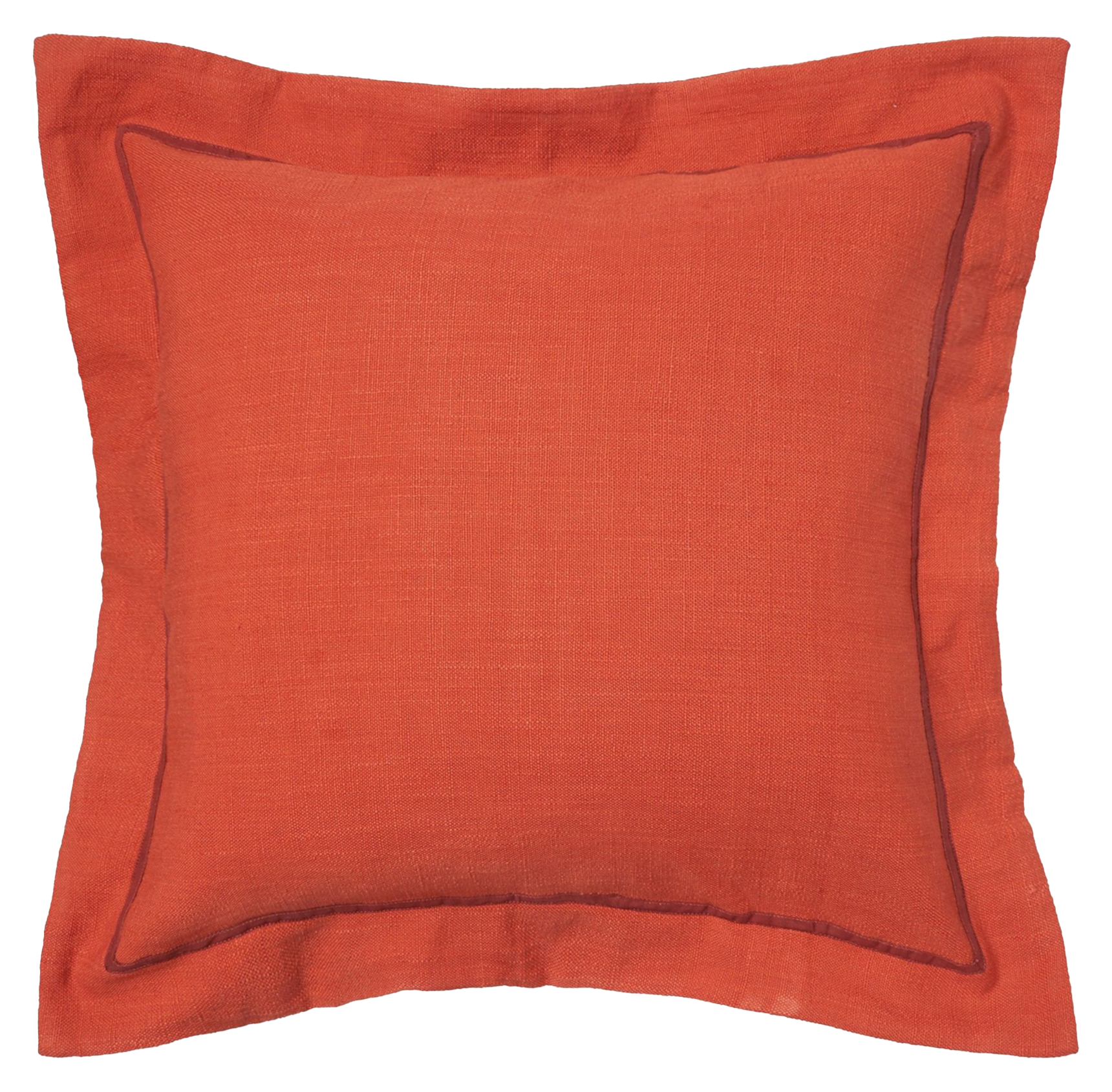 Image of C&ampF Home Madras Plaid Bedding Collection Persimmon Flange Decorative Pillow