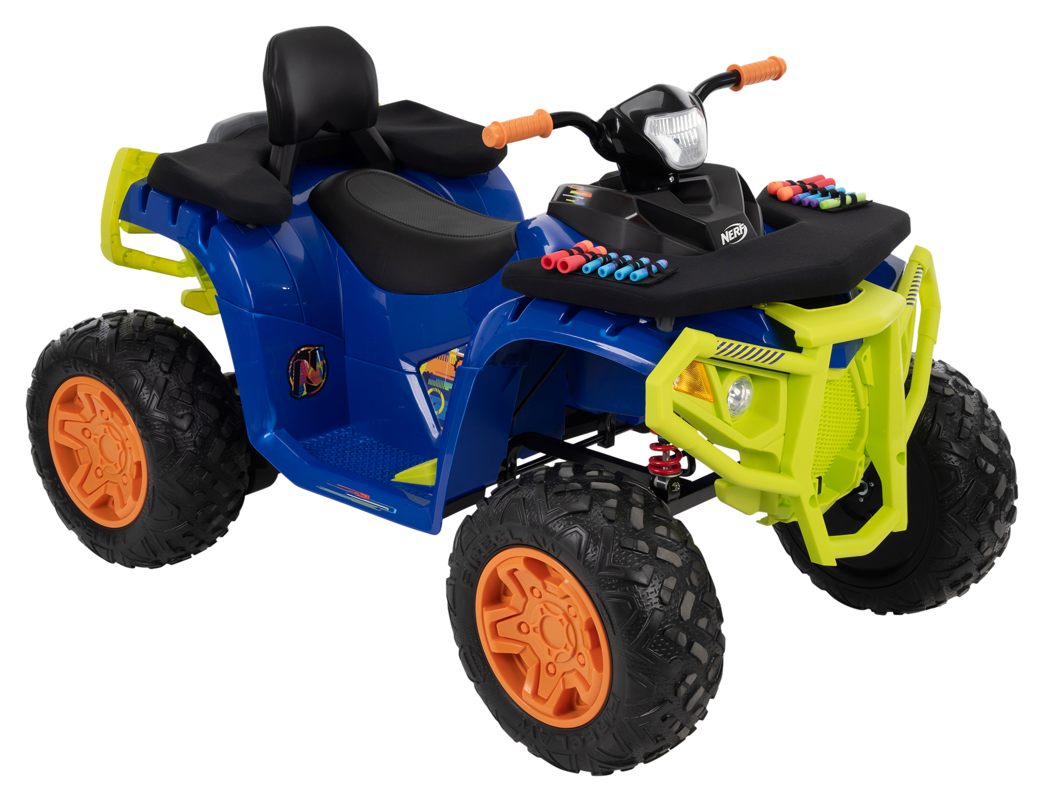 Huffy Nerf 12V ATV Quad Ride-On Toy for Kids