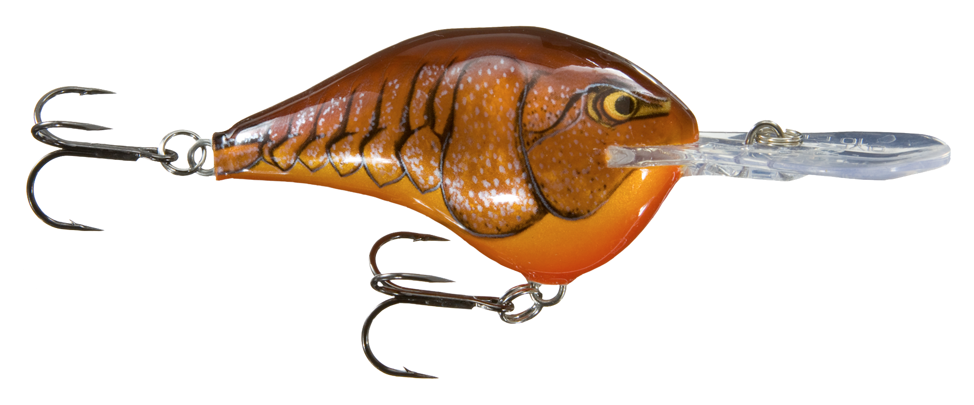 Image of Rapala DT Dives-To Series Crankbait - Dark Brown Crawdad - 2″ - 3/8 oz. - 8'