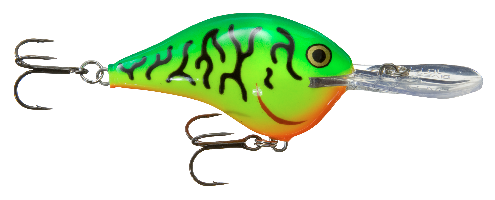 Image of Rapala DT Dives-To Series Crankbait - Firetiger - 2″ - 3/8 oz. - 8'