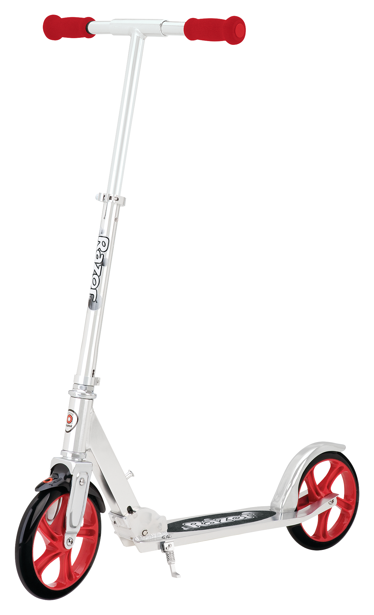 Razor A5 Lux Kick Scooter with Extra Large Wheels - Red