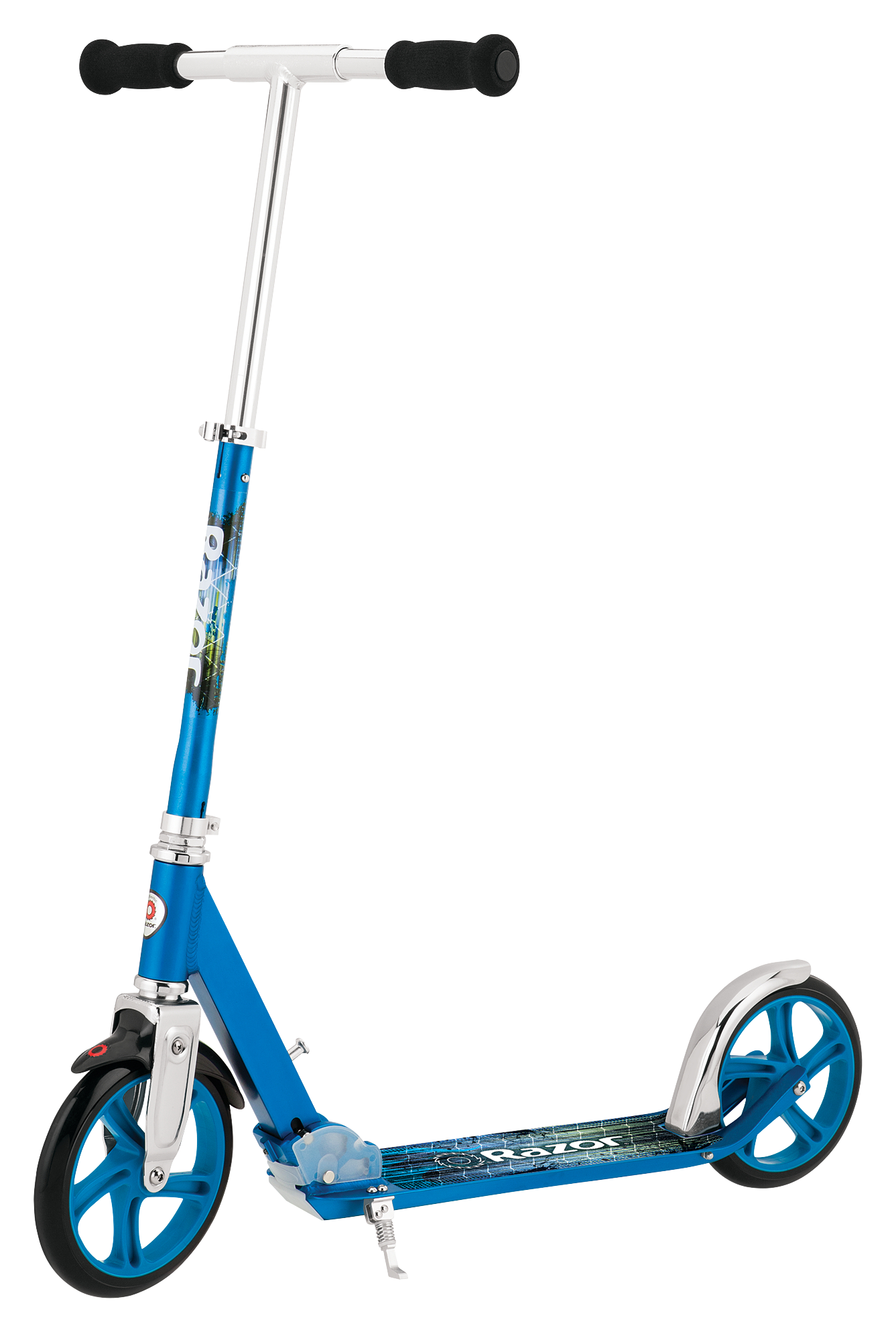 Razor A5 Lux Kick Scooter with Extra Large Wheels - Blue