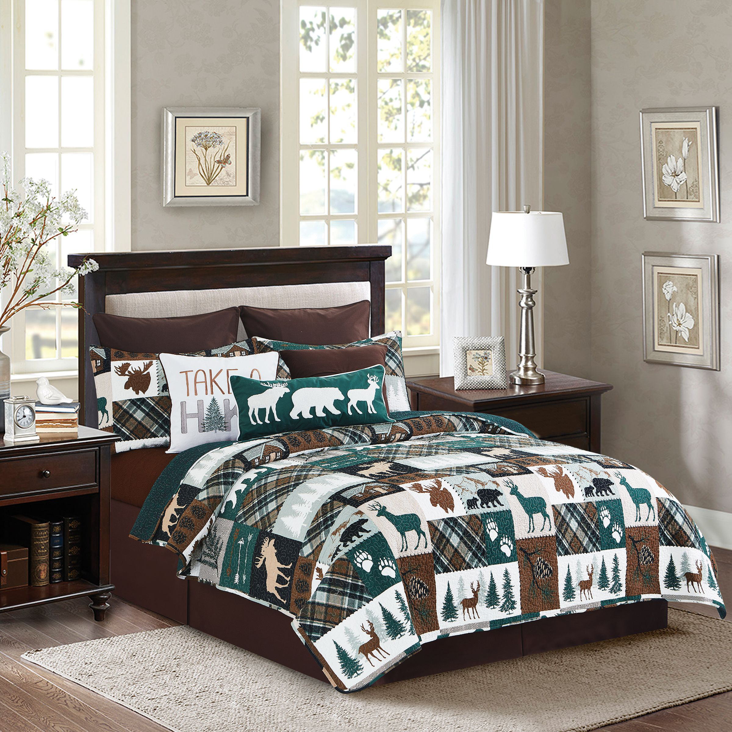 Image of C&ampF Home Fletcher Forest Bedding Collection Quilt Set - Full/Queen