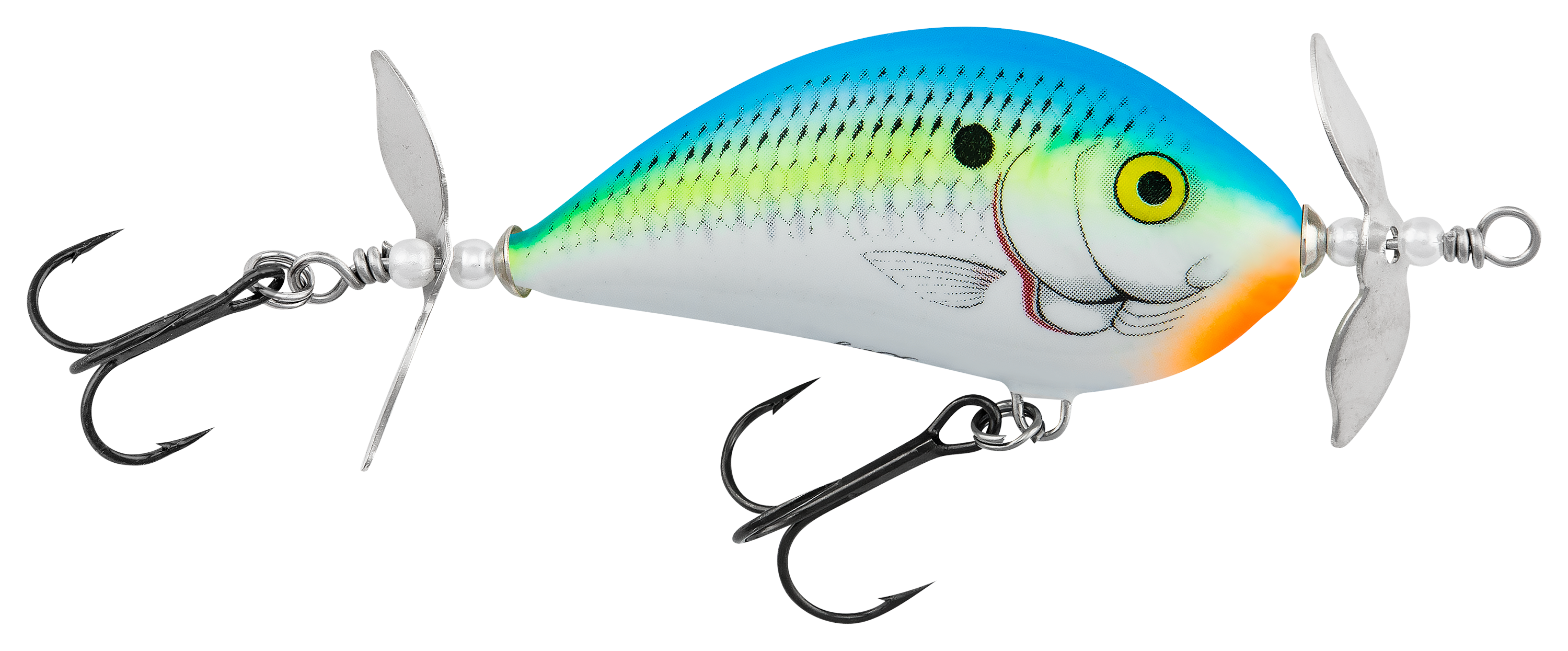 Bagley Pro Sunny B Twin Spin - Citrus Shad