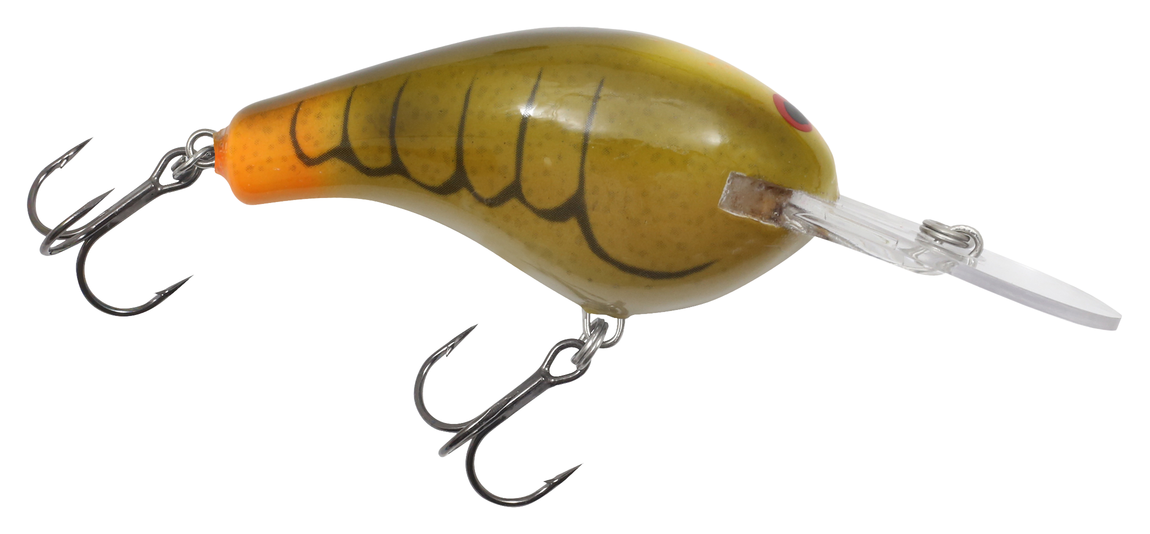 Bagley Diving B1 Crankbait - Hot Claw Crawdad