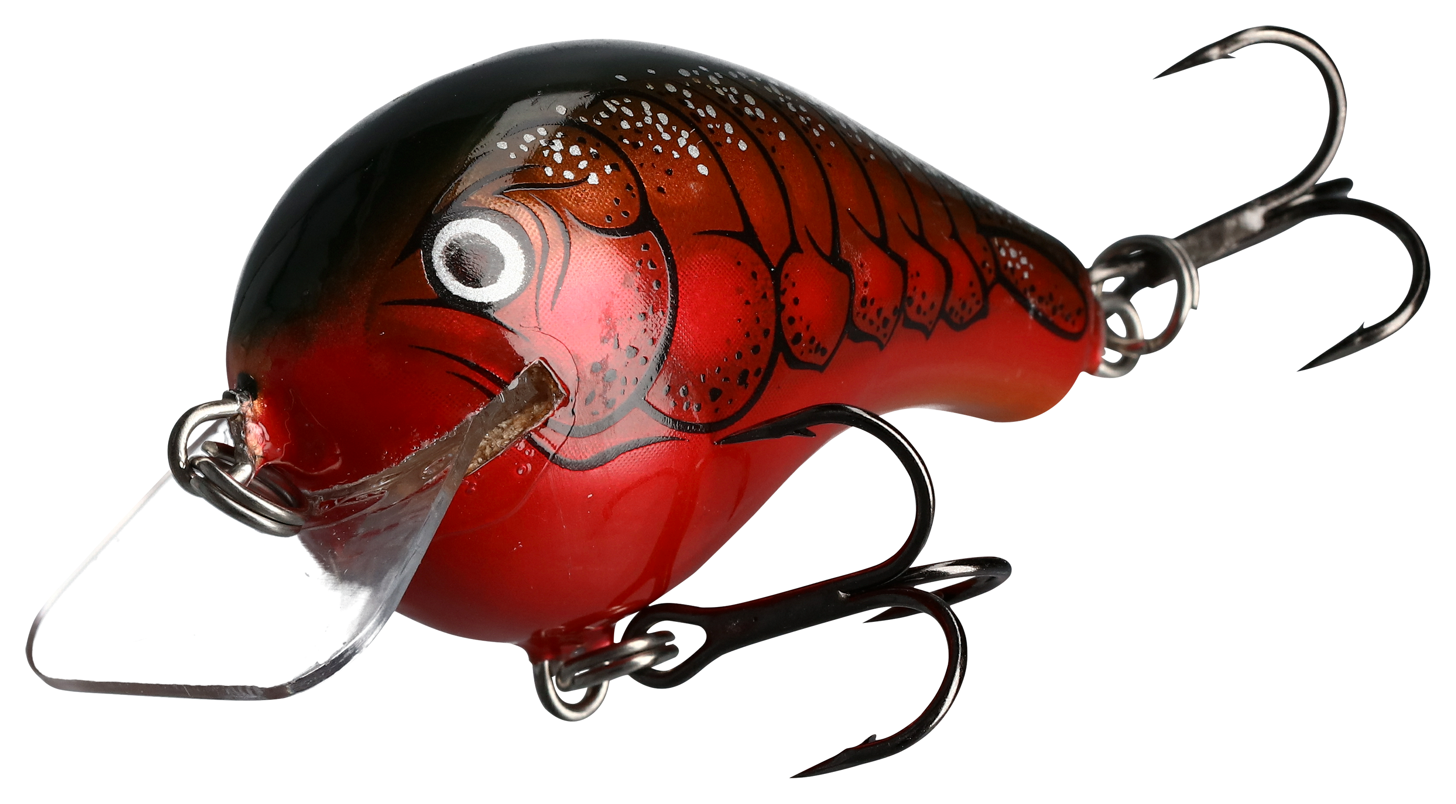 Bagley Balsa B1 Squarebill Crankbait - 2-1/2 - Red Crawdad