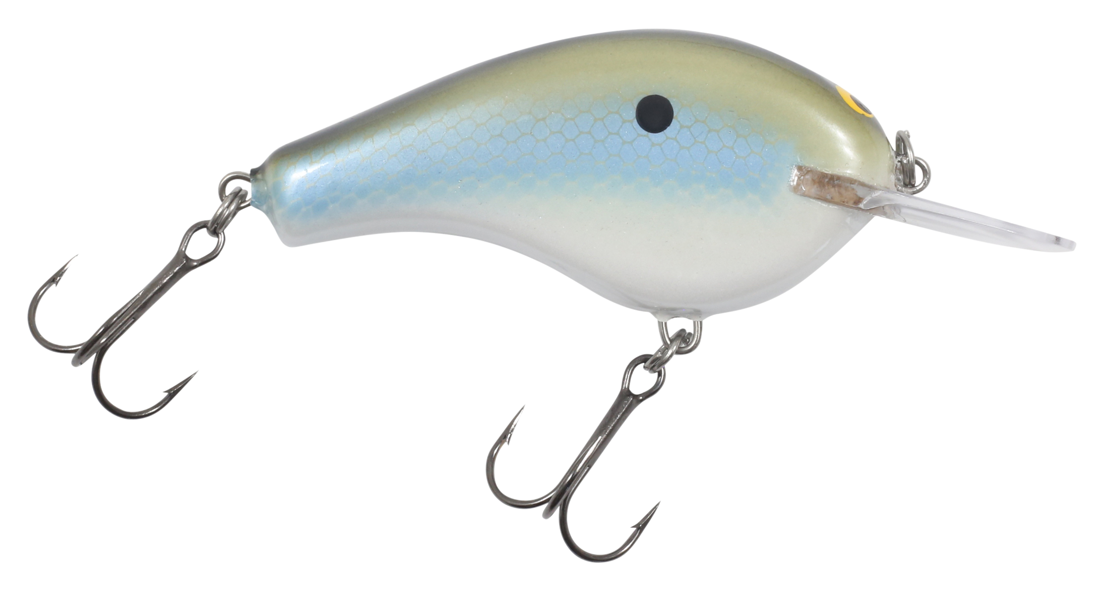Bagley Flat Balsa B2 Squarebill Crankbait - Blue Olive Shad
