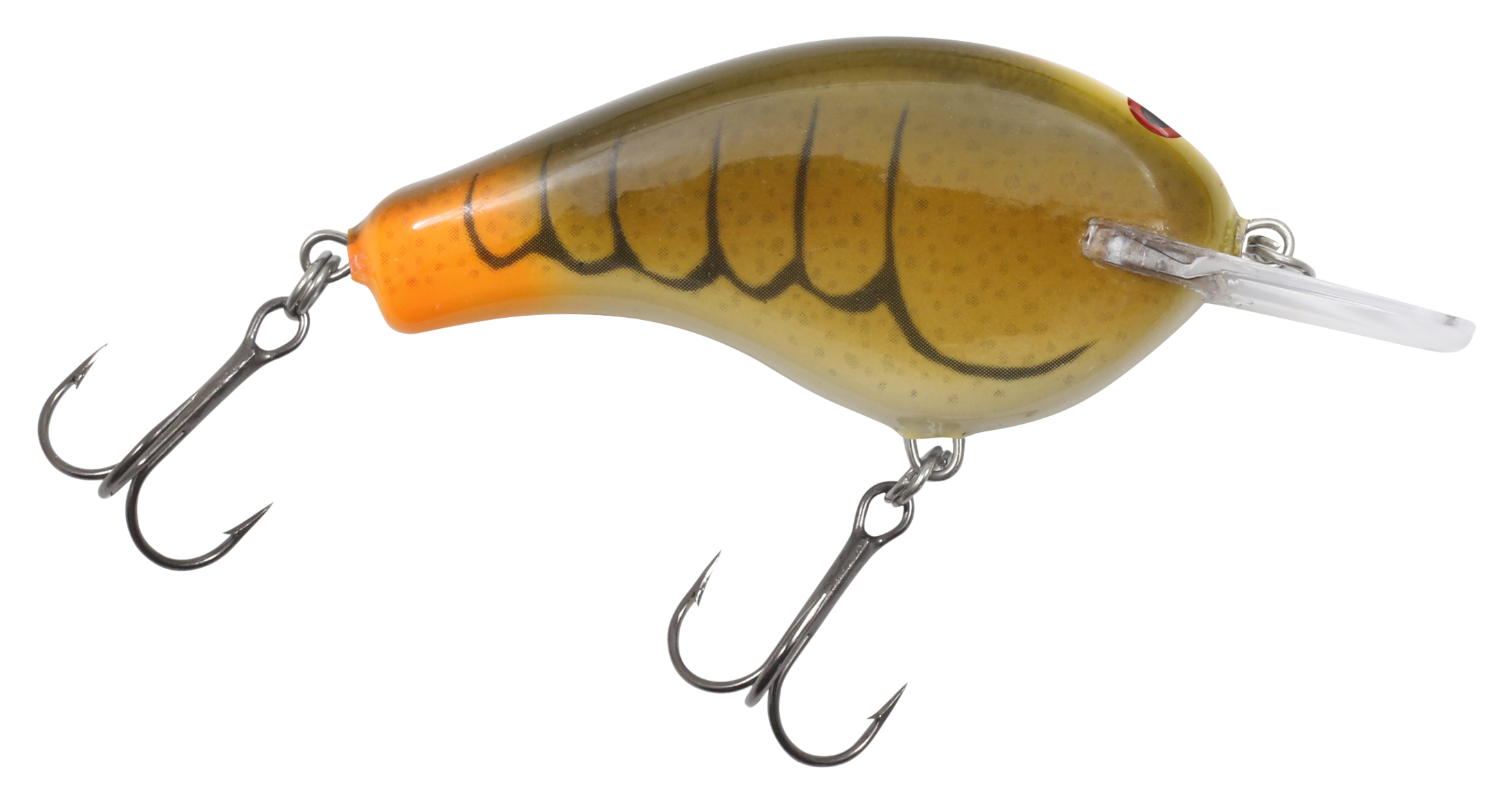Bagley Flat Balsa B2 Squarebill Crankbait - Hot Claw Crawdad