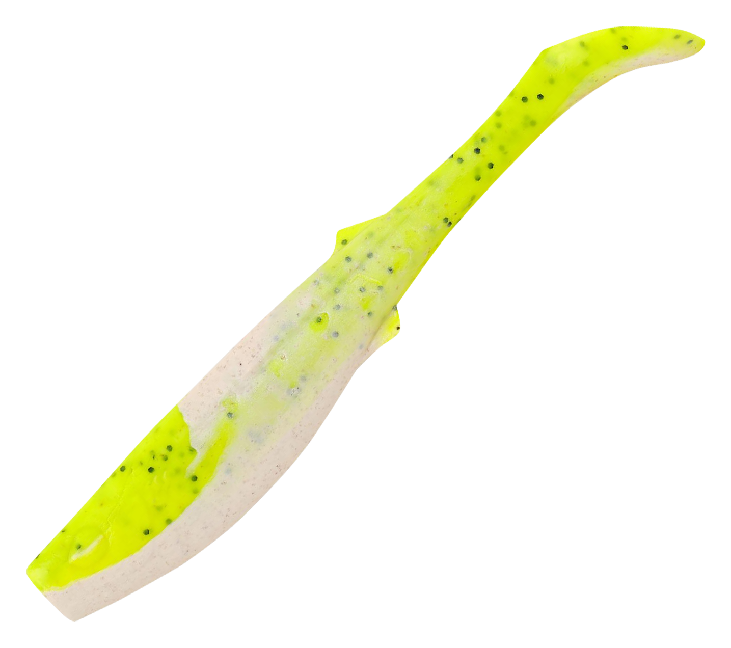 Image of Berkley Gulp! Paddleshad - 3″ - Chartreuse Pepper Neon