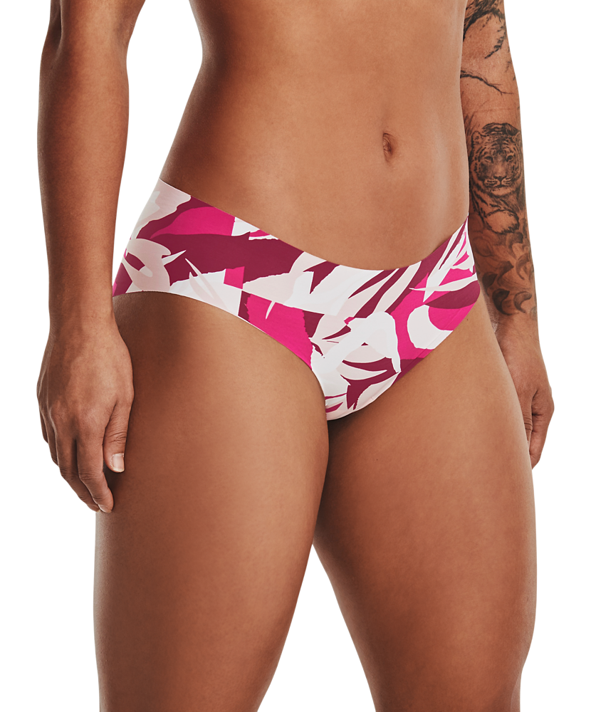 Under Armour Pure Stretch Print Hipster 3-Pack - Retro Pink/Pink Note/ Pink