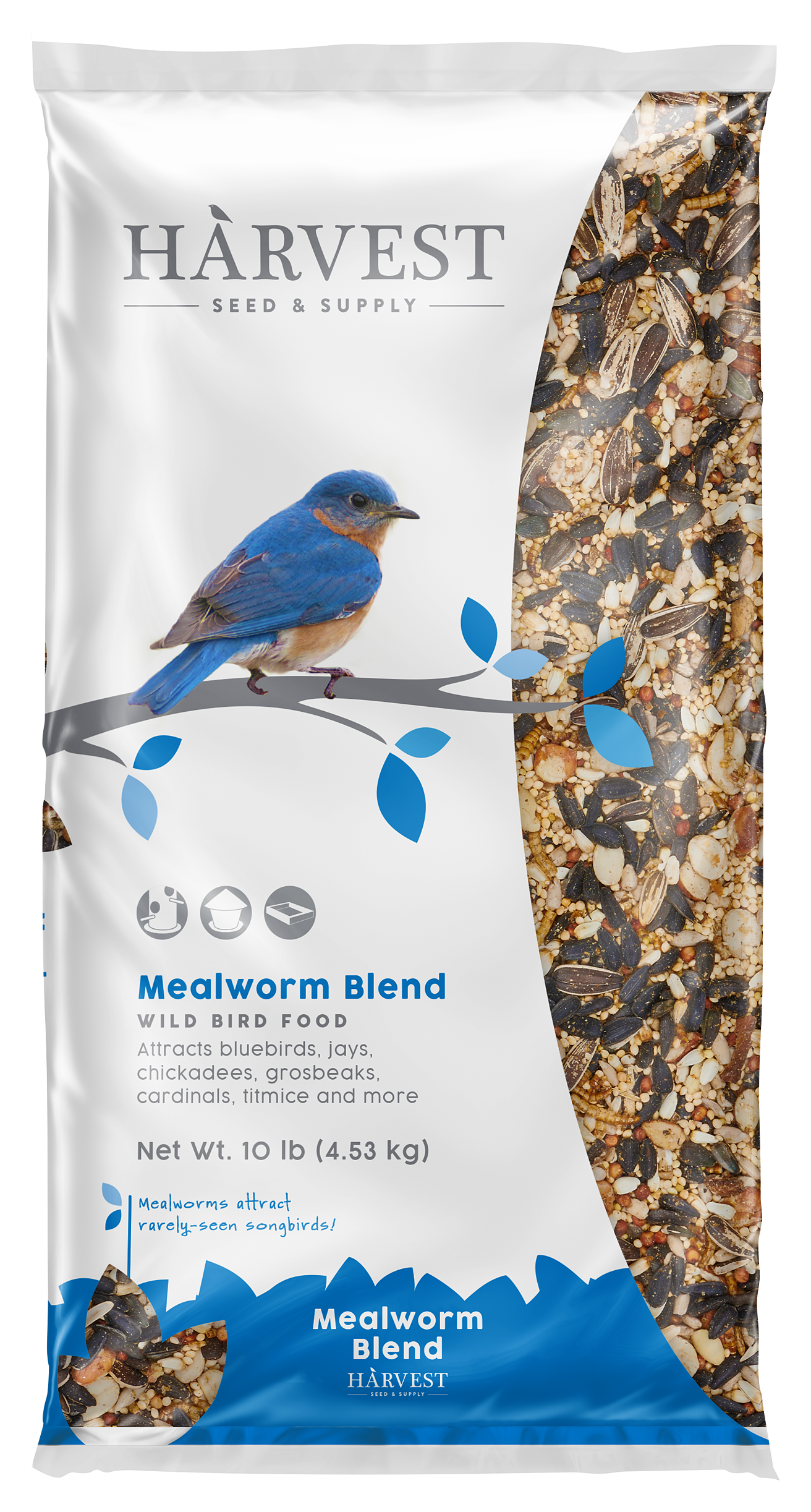 Harvest Seed &Supply Mealworm Blend Wild Bird Food
