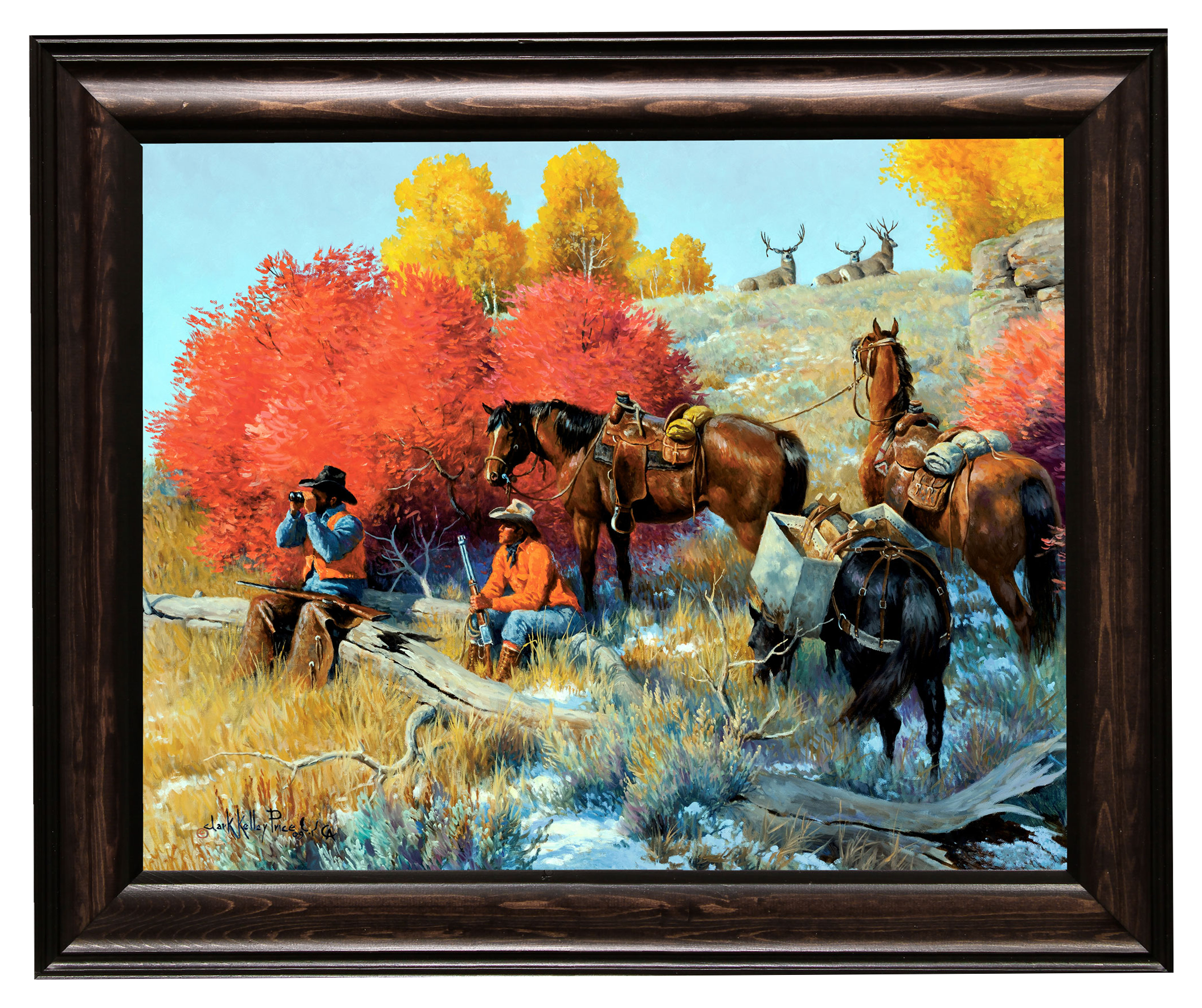 Image of Rocky Mountain Publishing The Higher You Go, The More You See Canvas Giclee by Clark Kelley Price - 13″ x 15″ x 2″