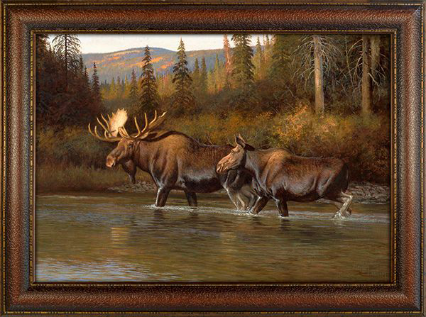 Image of Rocky Mountain Publishing Fall Reflections Canvas Gicle by Hayden Lambson - 12″ x 15″ x 2″