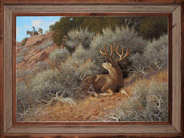 Image of Rocky Mountain Publishing Another Empty Draw Canvas Gicle by Hayden Lambson - 21″ x 28″ x 2″