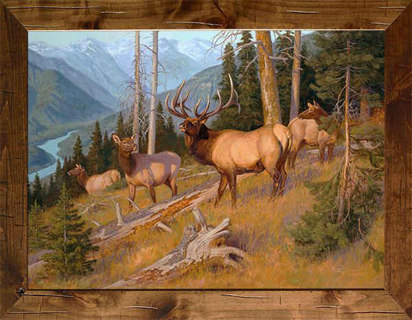 Image of Rocky Mountain Publishing Very Few Rivals Canvas Gicle by Hayden Lambson - 21″ x 28″ x 2″