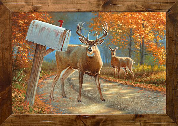Rocky Mountain Publishing Deer John Canvas Giclee by Dallen Lambson