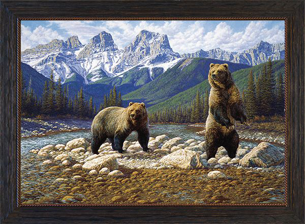 Image of Rocky Mountain Publishing Deuces Wild Canvas Gicle by Manuel Mansanarez - 12″ x 15″ x 2″