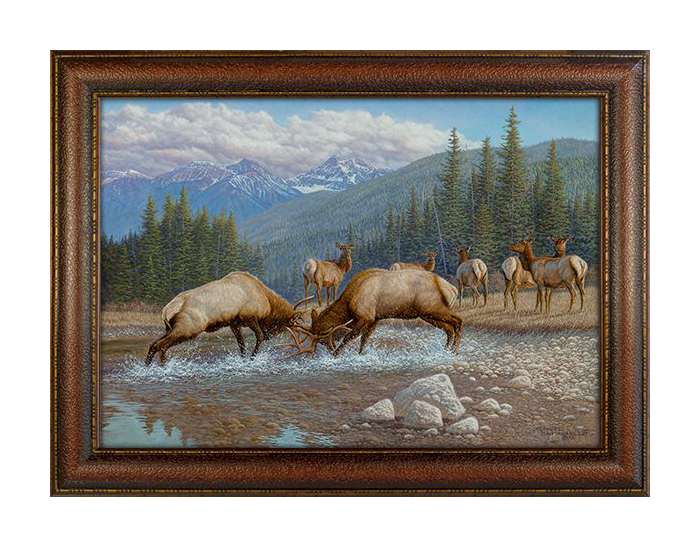 Image of Rocky Mountain Publishing Winner Takes All Canvas Gicle by Manuel Mansanarez - 21″ x 28″ x 2″