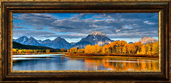 Image of Rocky Mountain Publishing Oxbow Bend 2 Canvas Gicle by Mitchell Mansanarez - 17″ x 35″ x 2″