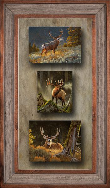 Image of Rocky Mountain Publishing Triple Big Game Canvas Gicle by Dallen Lambson