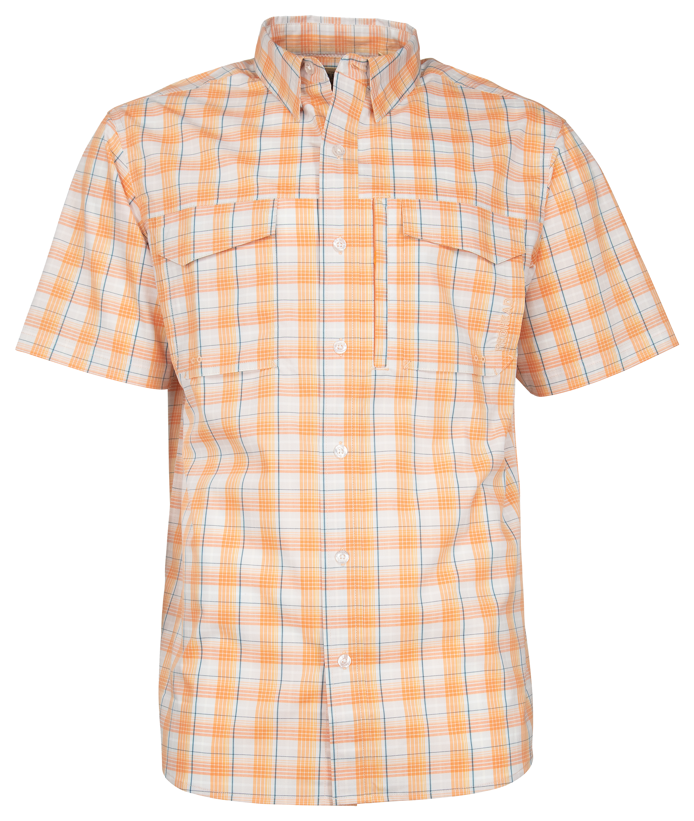 Image of RedHead Angler Series Short-Sleeve Shirt for Men - Orange - XL