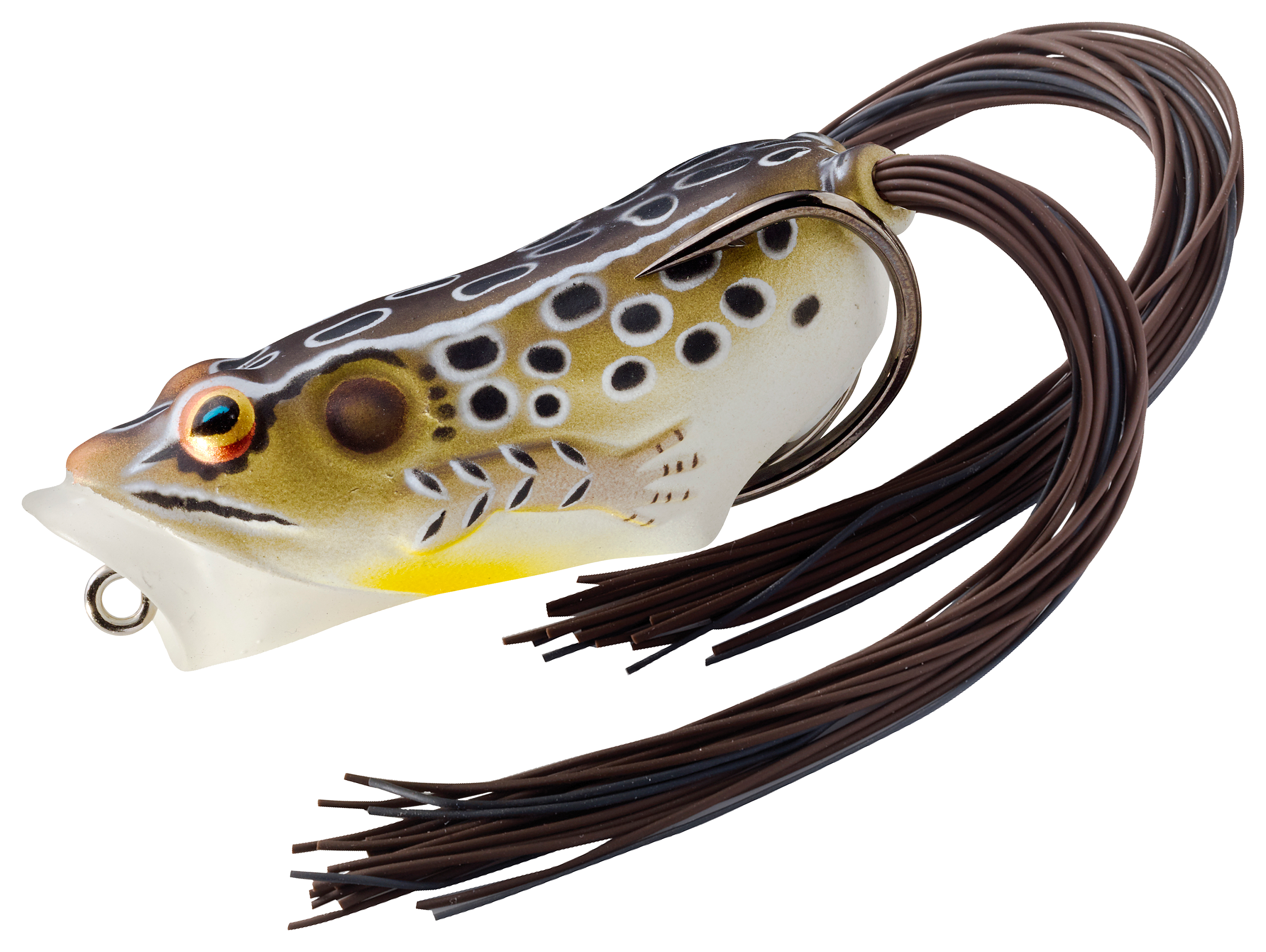 LIVETARGET Hollow-Body Frog Popper - 2" - Tan/Brown