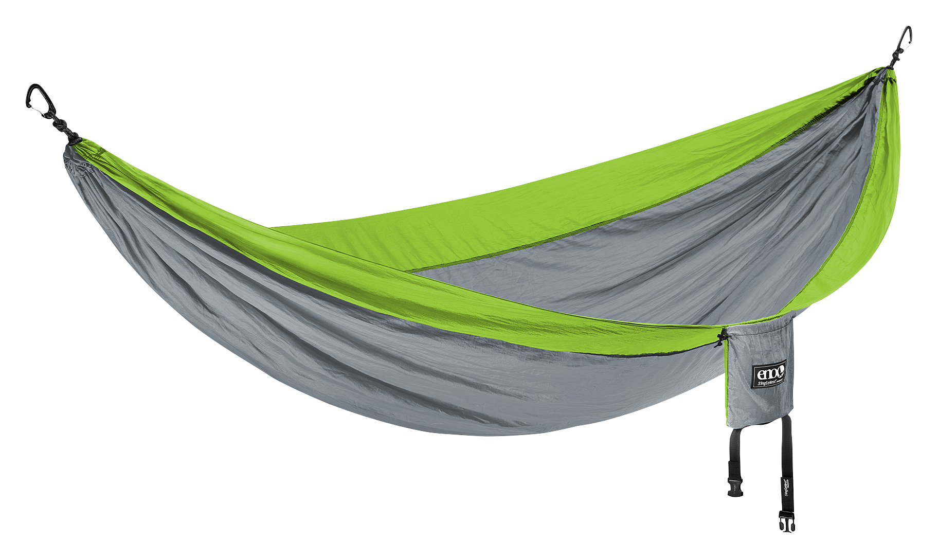 Eagles Nest Outfitters SingleNest Hammock - Grey/Chartreuse - Eagles Nest Outfitters