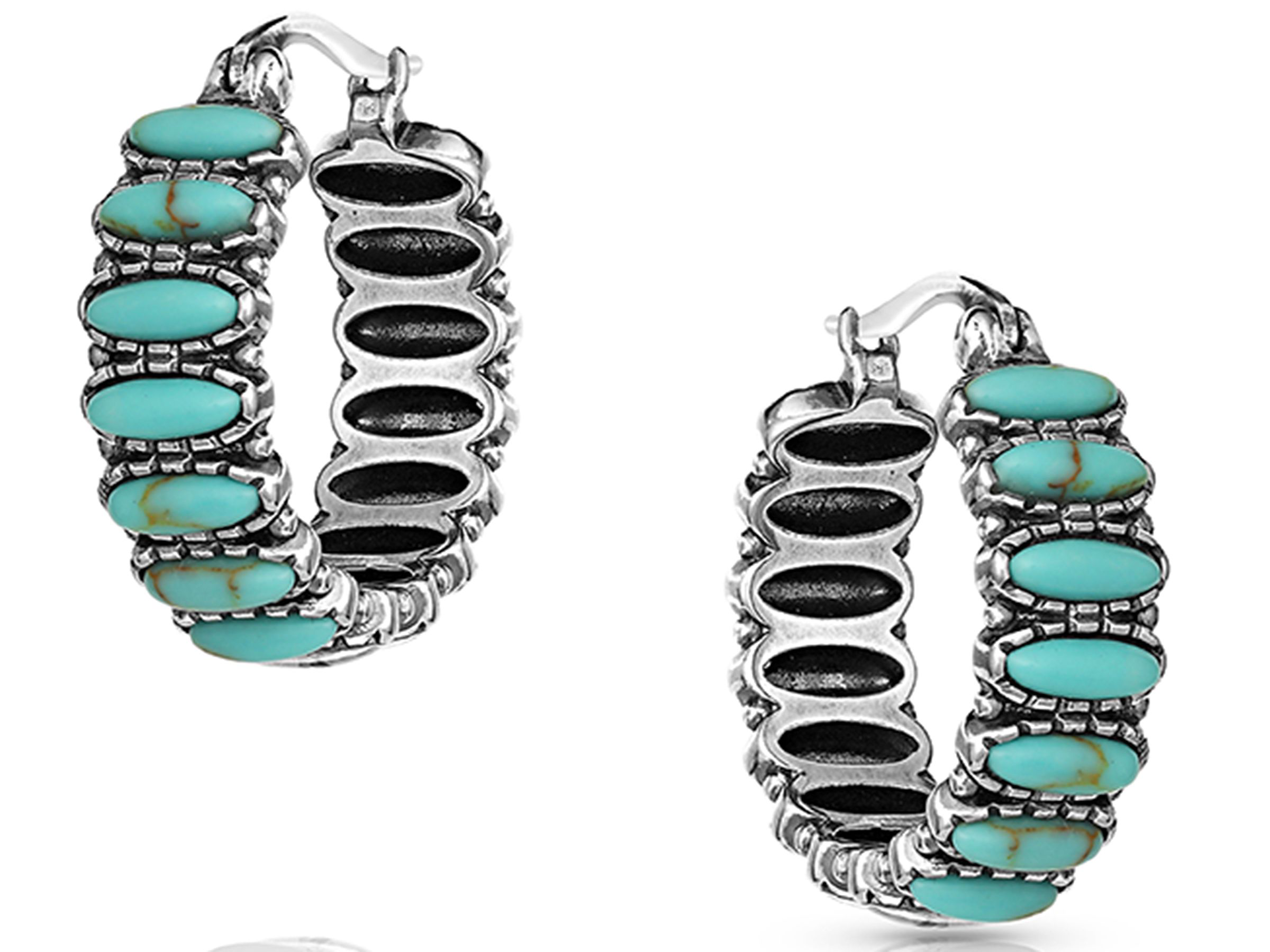 Montana Silversmiths Turquoise Run Earrings