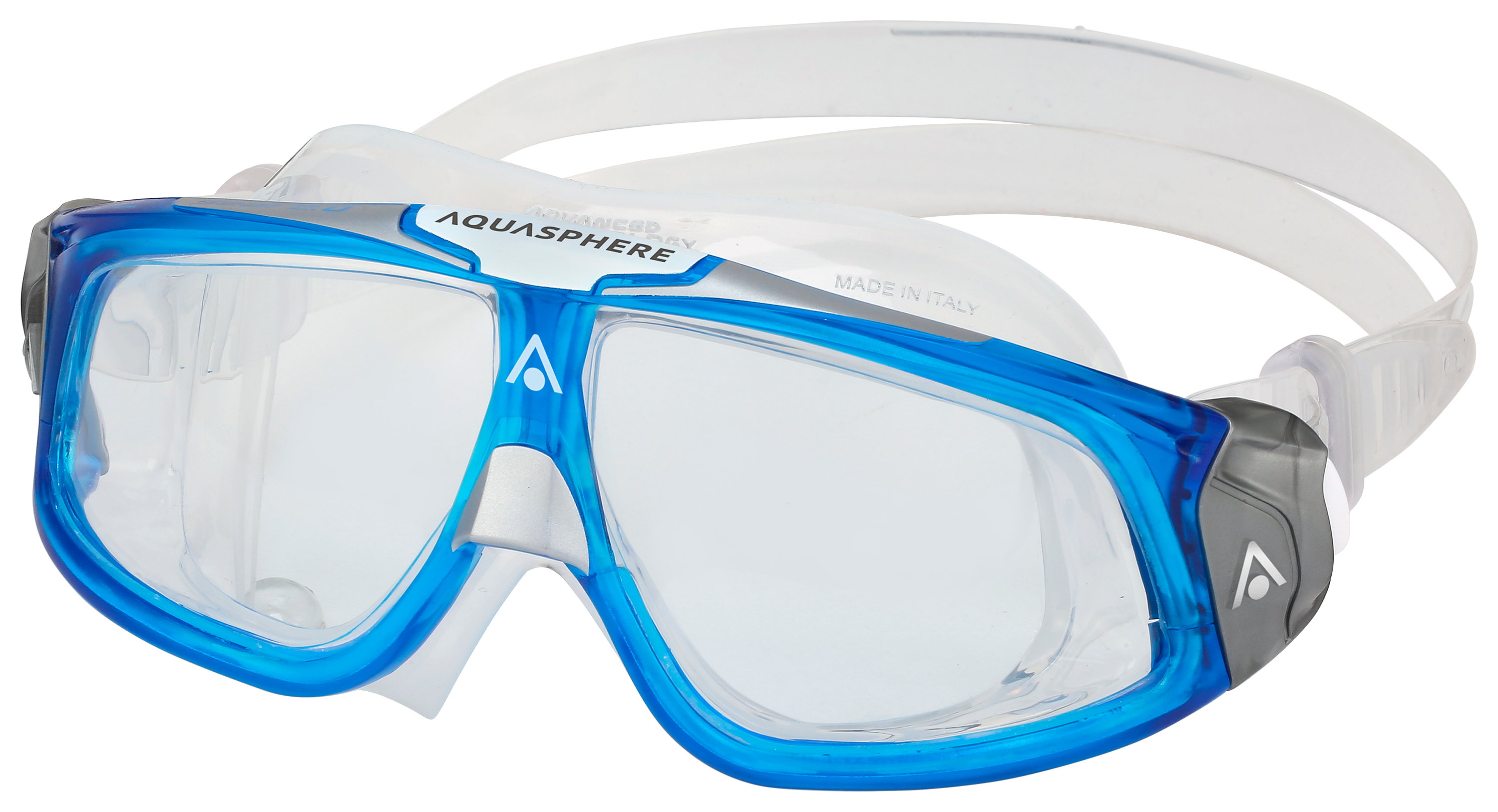 AquaSphere Seal 2.0 Swim Mask - Blue/Clear