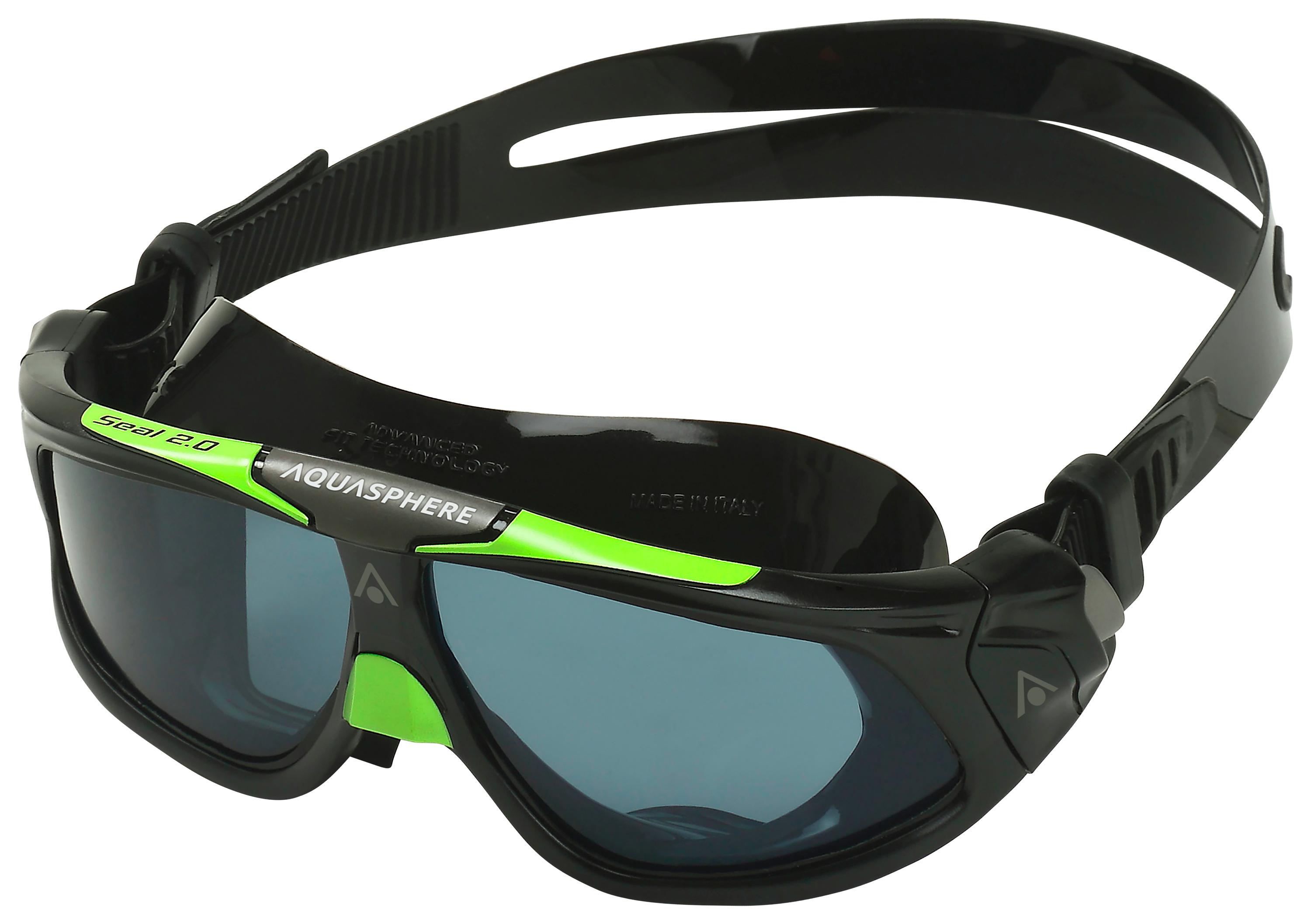 AquaSphere Seal 2.0 Swim Mask - Black Green
