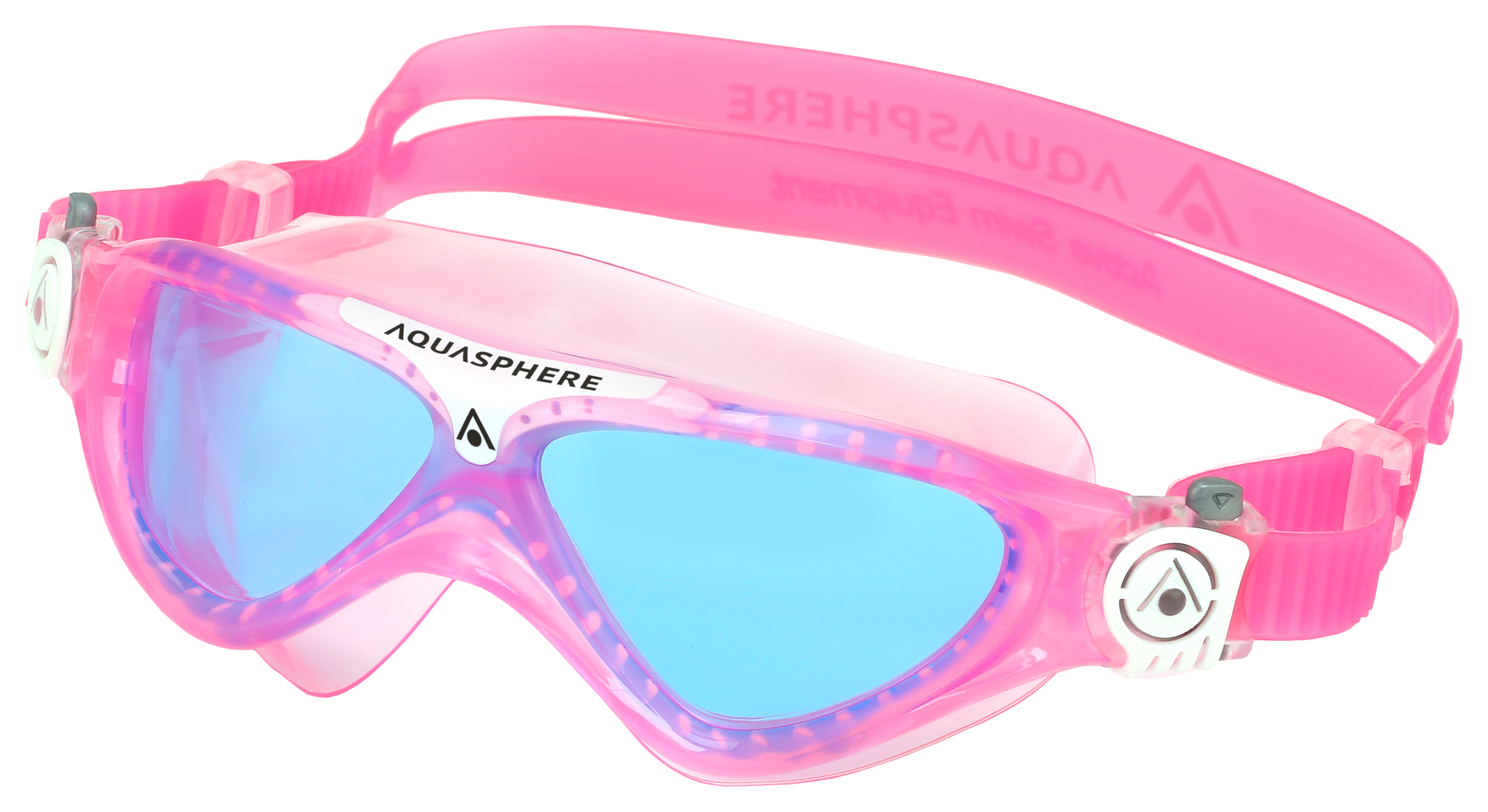 AquaSphere Vista Jr. Swim Mask for Kids - Blue/Pink