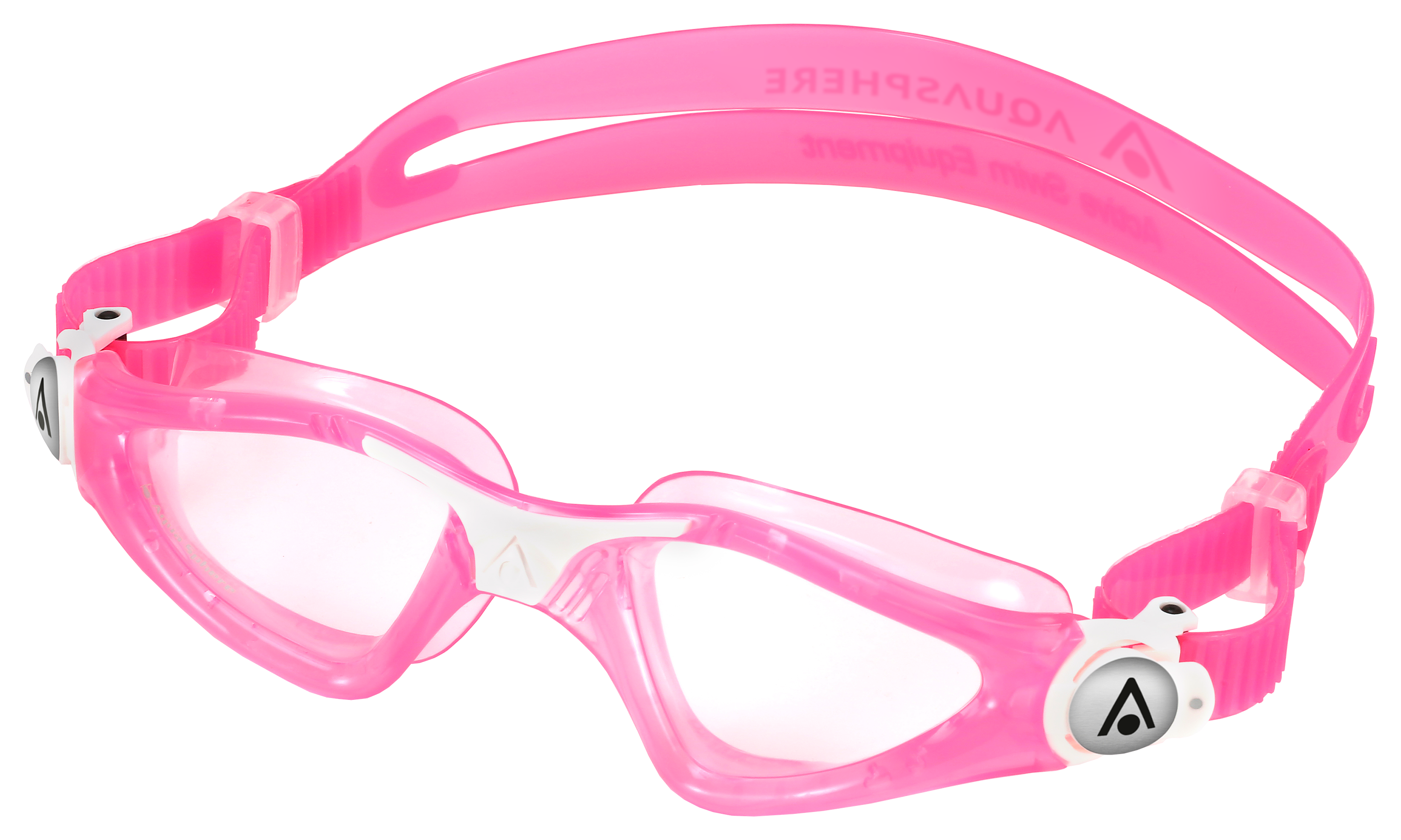 AquaSphere Kayenne Jr Swim Goggles for Kids - Pink/Clear
