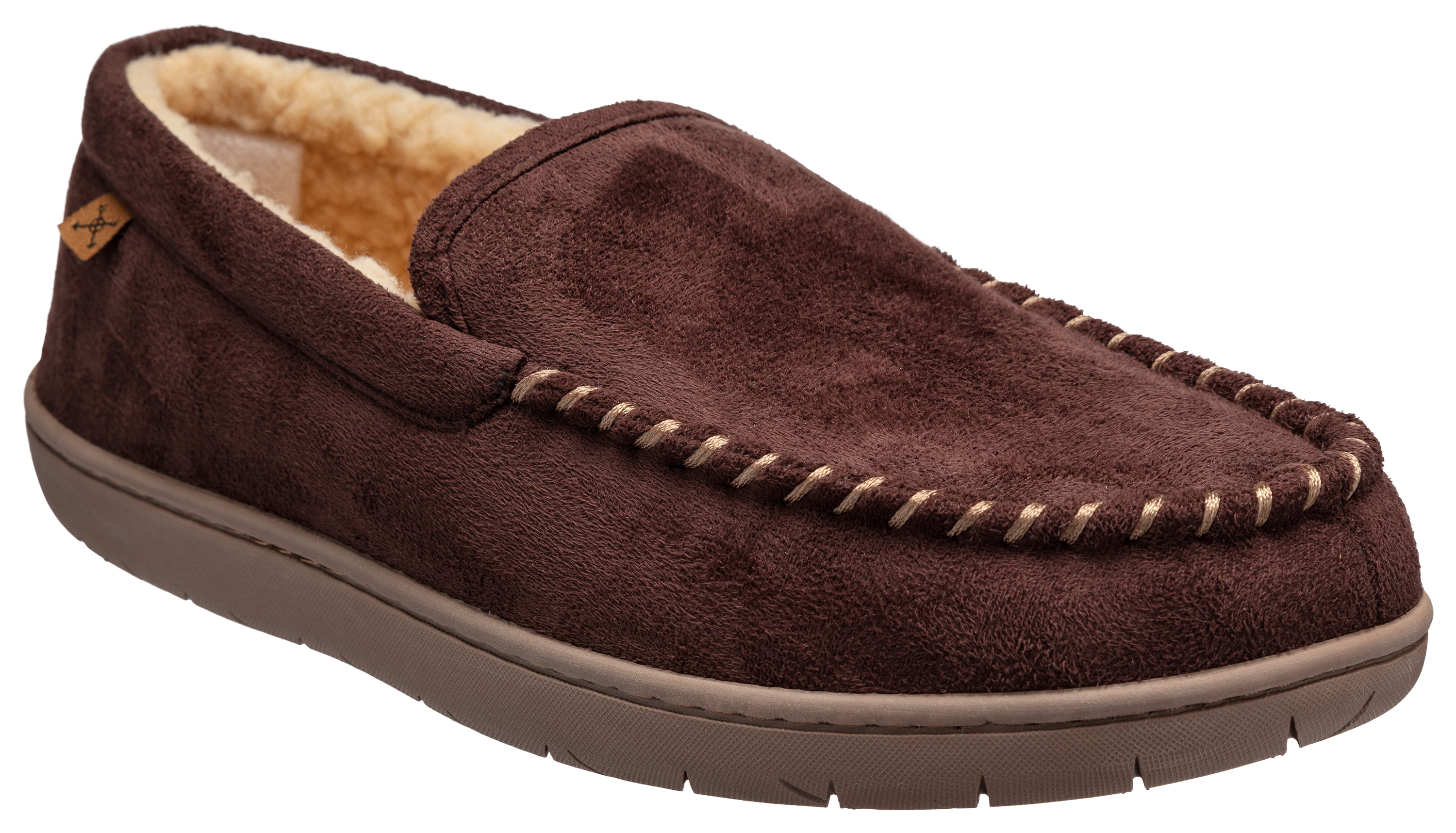 Dakota Fleece Venetian Slippers for Men - Brown - 11M