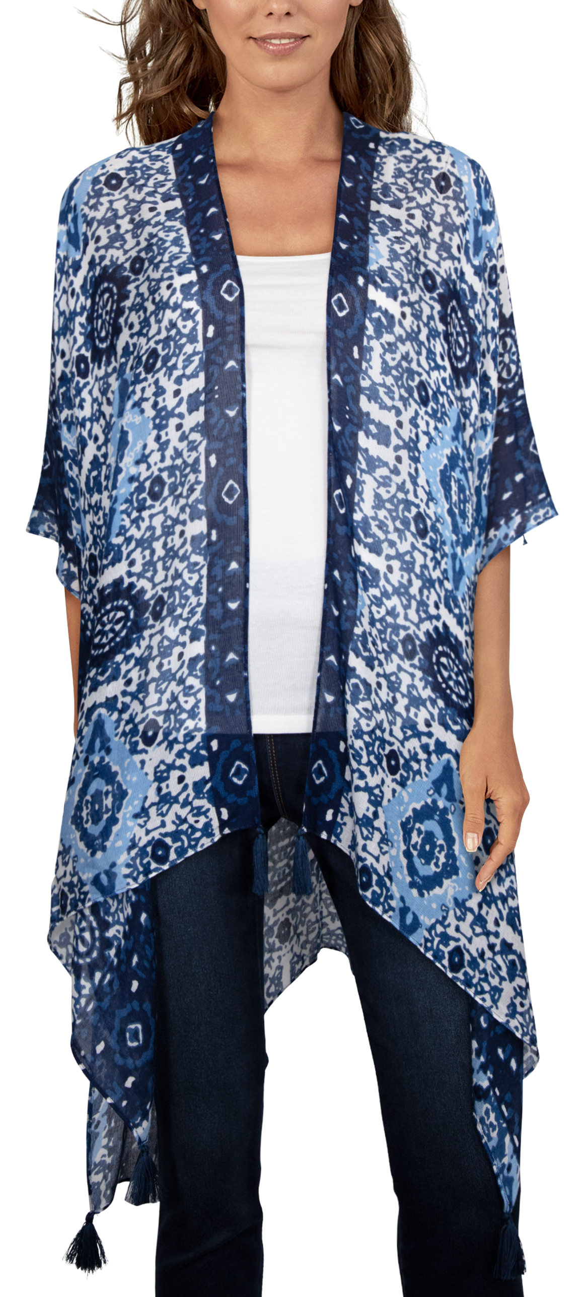Quagga Carolina Paisley Ruana for Ladies