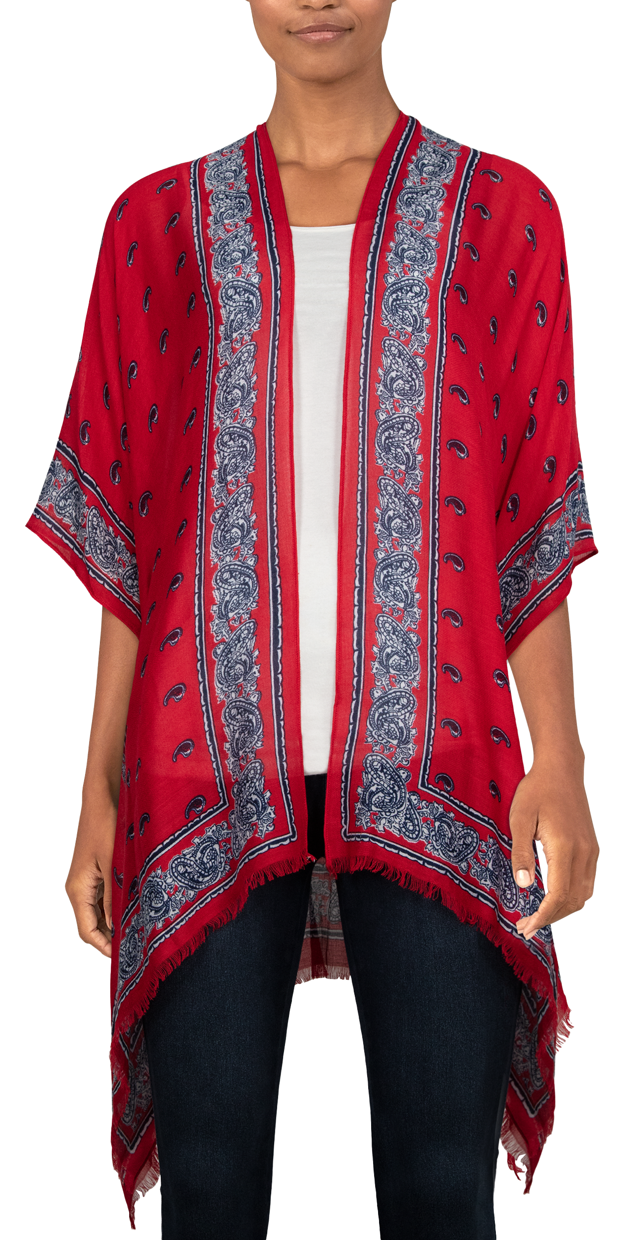 Quagga Kerchief Bandana Ruana for Ladies