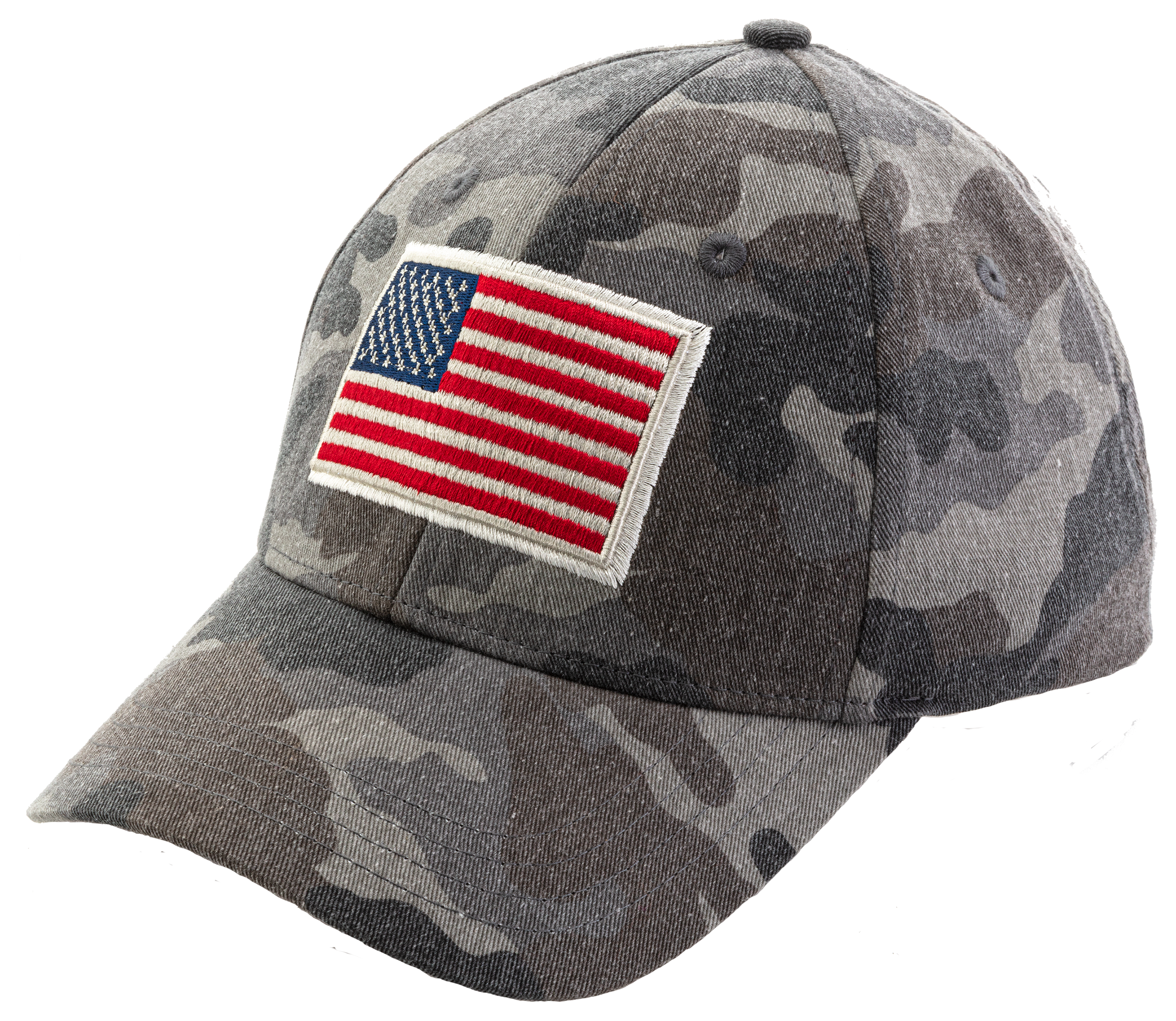 Quagga Embroidered Flag Camo Cap for Ladies